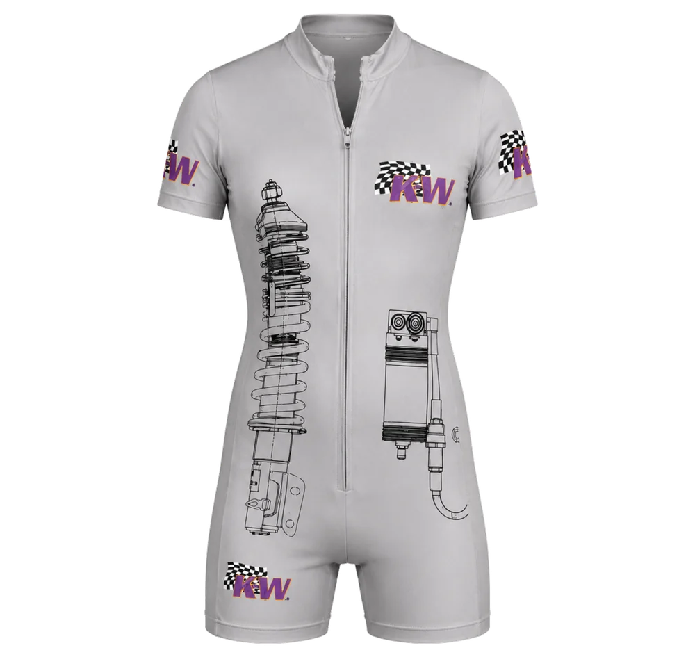 Individueller CAP Teamwear Gridsuit mit markierten Ausstattungsdetails.
