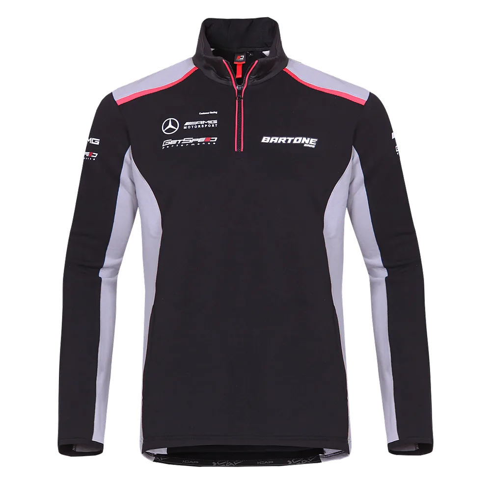Individueller CAP Teamwear Half-Zip-Sweater.