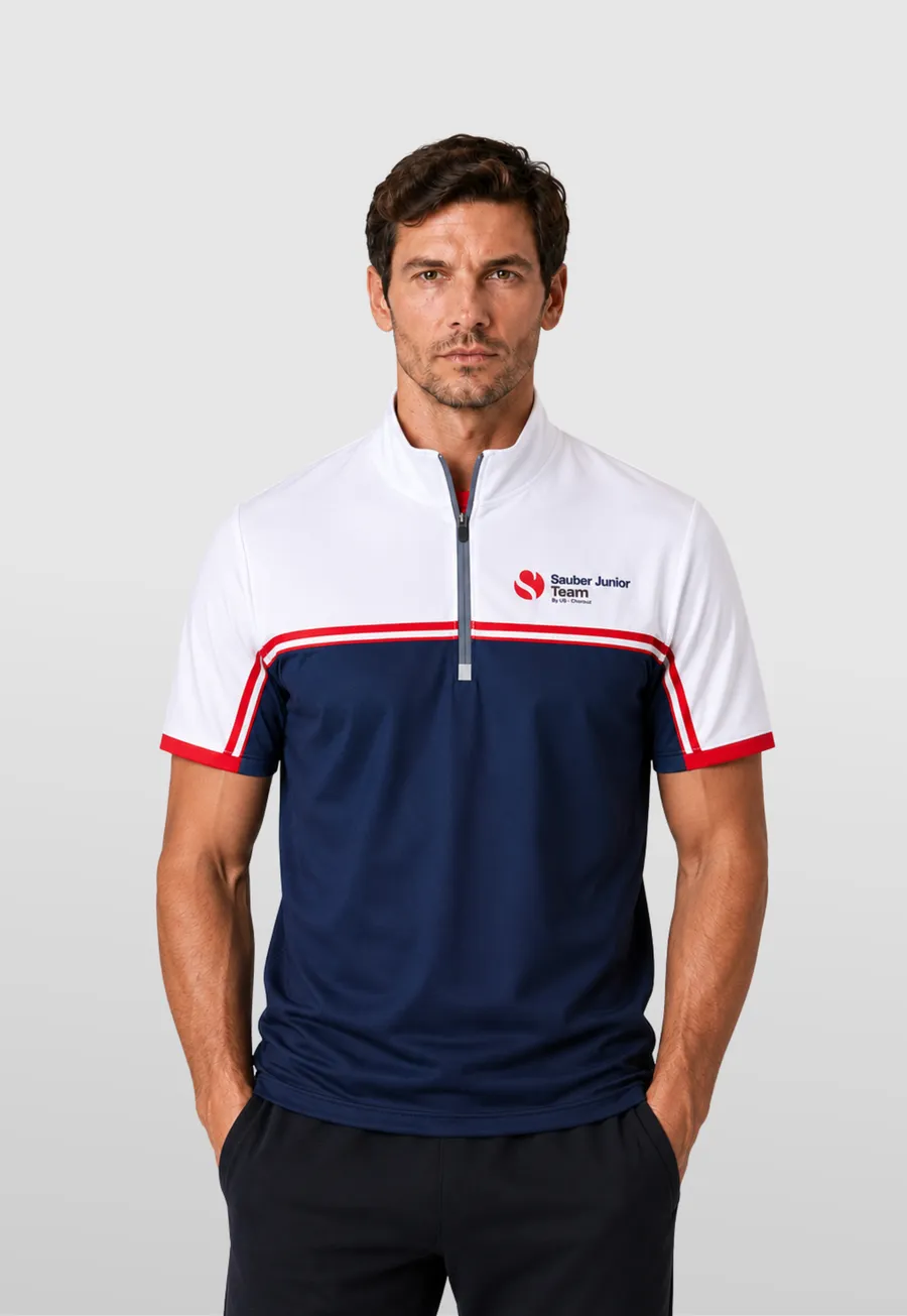 CAP Teamwear Zip-Polo-Shirt Cross.